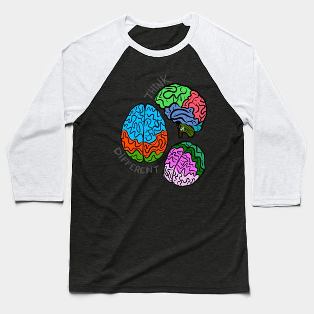 Think Different Baseball T-Shirt by Surly